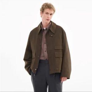 UNIQLO U Japan Utility Short Blouson Unisex OLIVE New 311-452170 size S in USA